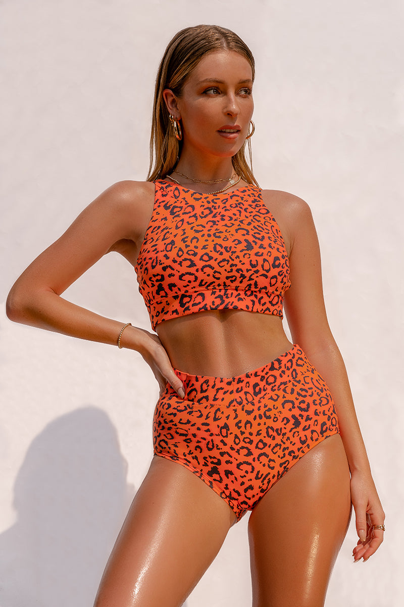 CXIX Nyx SAFARI Bottoms - Orange Cheetah-Creatures of XIX-Pole Junkie