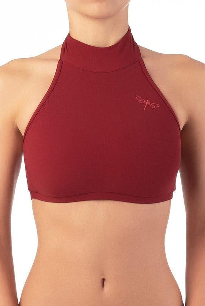Dragonfly Lisette Top - Burgundy-Dragonfly-Pole Junkie