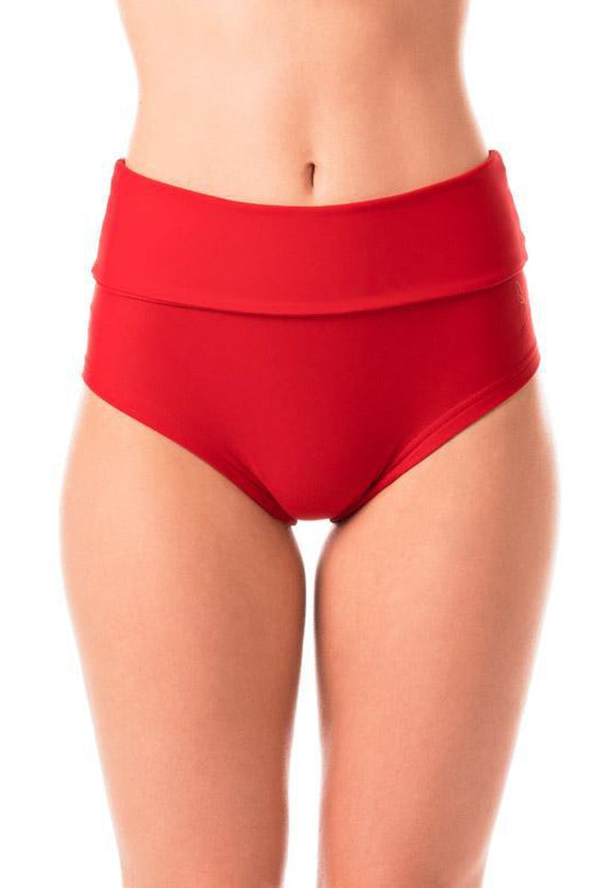 Dragonfly Betty High-Waisted Shorts - Red-Dragonfly-Pole Junkie
