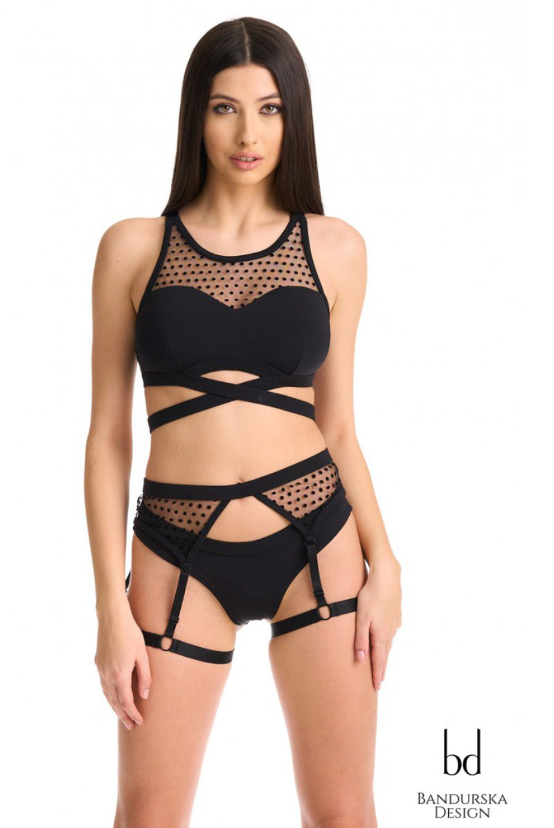 Bandurska Sugar Suspender Accessory - Black-Bandurska-Pole Junkie