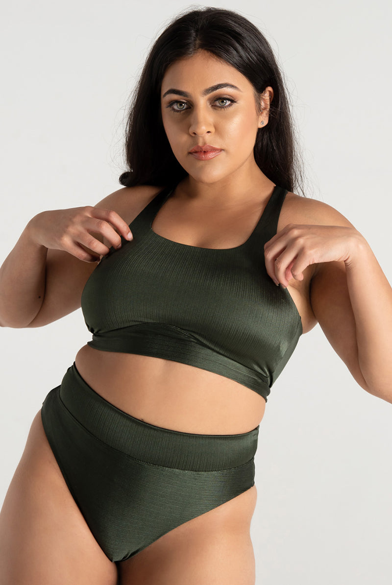 Tatiana Activewear Adeline Shorts - Pine Green-Tatiana Activewear-Pole Junkie