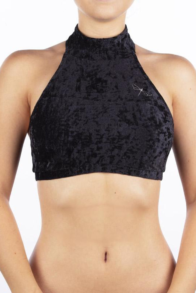 Dragonfly Lisette Top - Velvet Black-Dragonfly-Pole Junkie