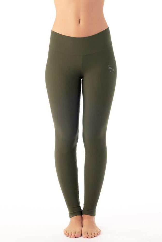 Dragonfly Adrianna Leggings - Khaki-Dragonfly-Pole Junkie