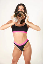 Rolling Alpha Cheeky Shorts - Serpentine-Rolling-Pole Junkie