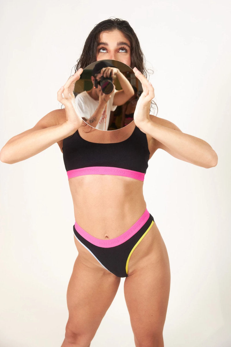 Rolling Alpha Cheeky Shorts - Serpentine-Rolling-Pole Junkie