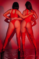 Pole Addict Extravaganza Bodysuit - Red-Pole Addict-Pole Junkie