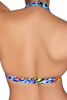 Cleo the Hurricane Amber Keyhole Top - Multi Leopard-Cleo the Hurricane-Pole Junkie