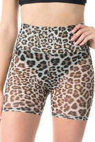 Dragonfly Zoe Shorts - Leopard Mesh-Dragonfly-Pole Junkie
