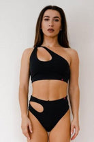 Pole Addict Mesmerised Top - Black-Pole Addict-Pole Junkie