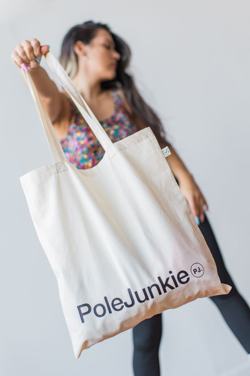 Pole Junkie Tote Bag - White