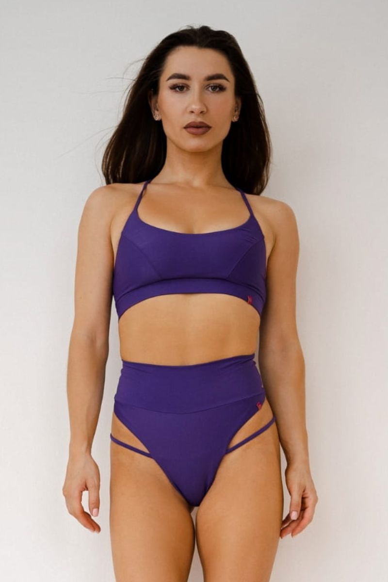Pole Addict So Grr Shorts - Violet-Pole Addict-Pole Junkie