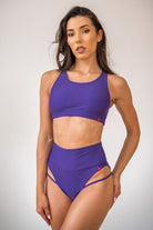 Pole Addict Openback Top - Violet-Pole Addict-Pole Junkie