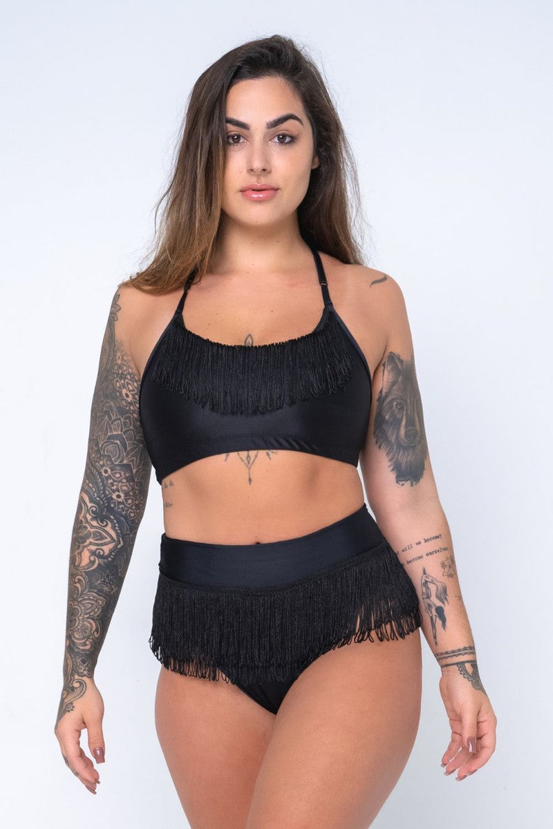 Sorte Obsessed Top - Black-Sorte-Pole Junkie