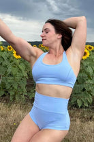 The Enviro Co. Crop Top - Sky Blue-Enviro Grip-Pole Junkie