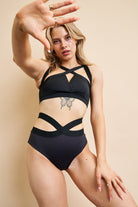 Lunalae Tara Low Waisted Bottoms - Recycled Black-Lunalae-Pole Junkie