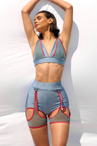 HotCakes Polewear Thetis Bottoms - Marine Blue & Red-Hot Cakes-Pole Junkie