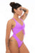 Nona Perkasa Hotline Bodysuit - Neon Purple-Nona Perkasa-Pole Junkie