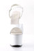 Pleaser USA Adore-709 7inch Pleasers - Patent White-Pleaser USA-Pole Junkie