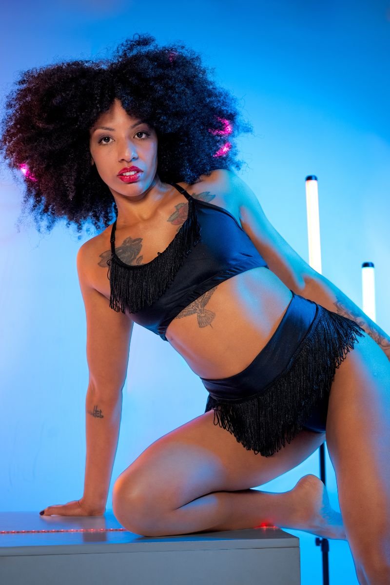 Sorte Obsessed Top - Black-Sorte-Pole Junkie