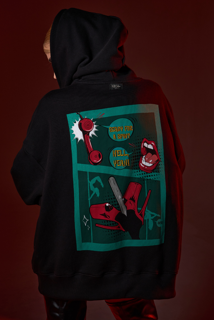 HotCakes Call Me Hoodie - Black