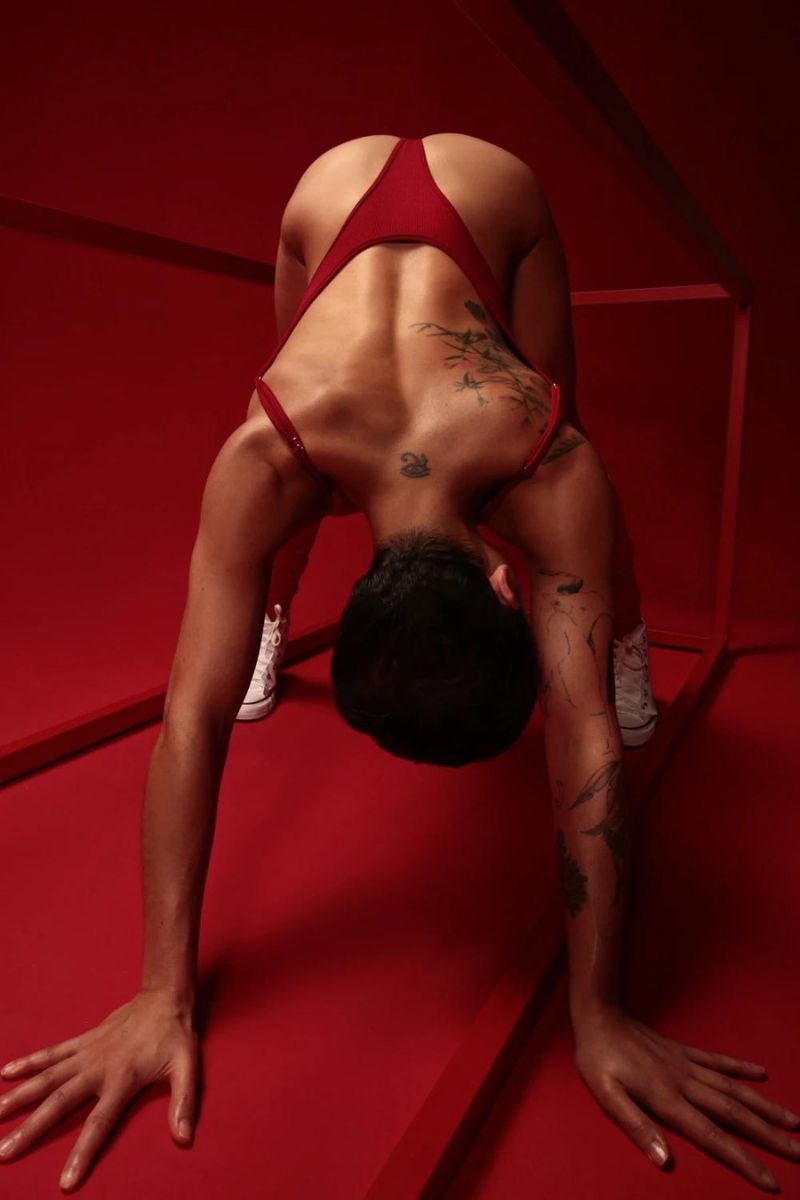 Rolling KI Bodysuit - Cherry-Rolling-Pole Junkie