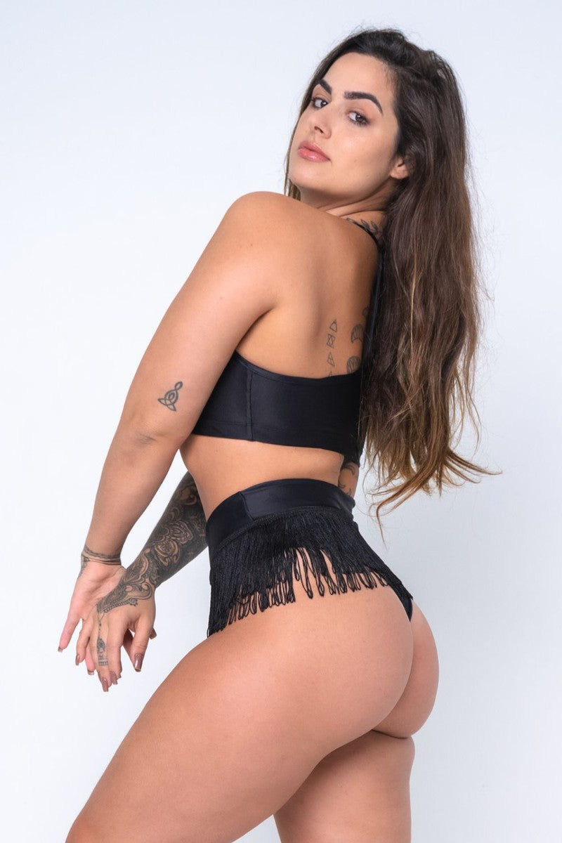 Sorte Obsessed Skirt - Black-Sorte-Pole Junkie