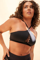 Lunalae Kylie Seamless Top - Black-Lunalae-Pole Junkie