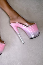 Hella Heels Ombre 8inch Stilettos - Pink-Hella Heels-Pole Junkie