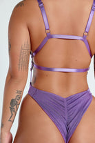 CXIX Aphrodite Sparkle Bodysuit - Esmerelda Purple-Creatures of XIX-Pole Junkie