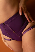 Tatiana Activewear Tokio Shorts - Matte Purple-Tatiana Activewear-Pole Junkie