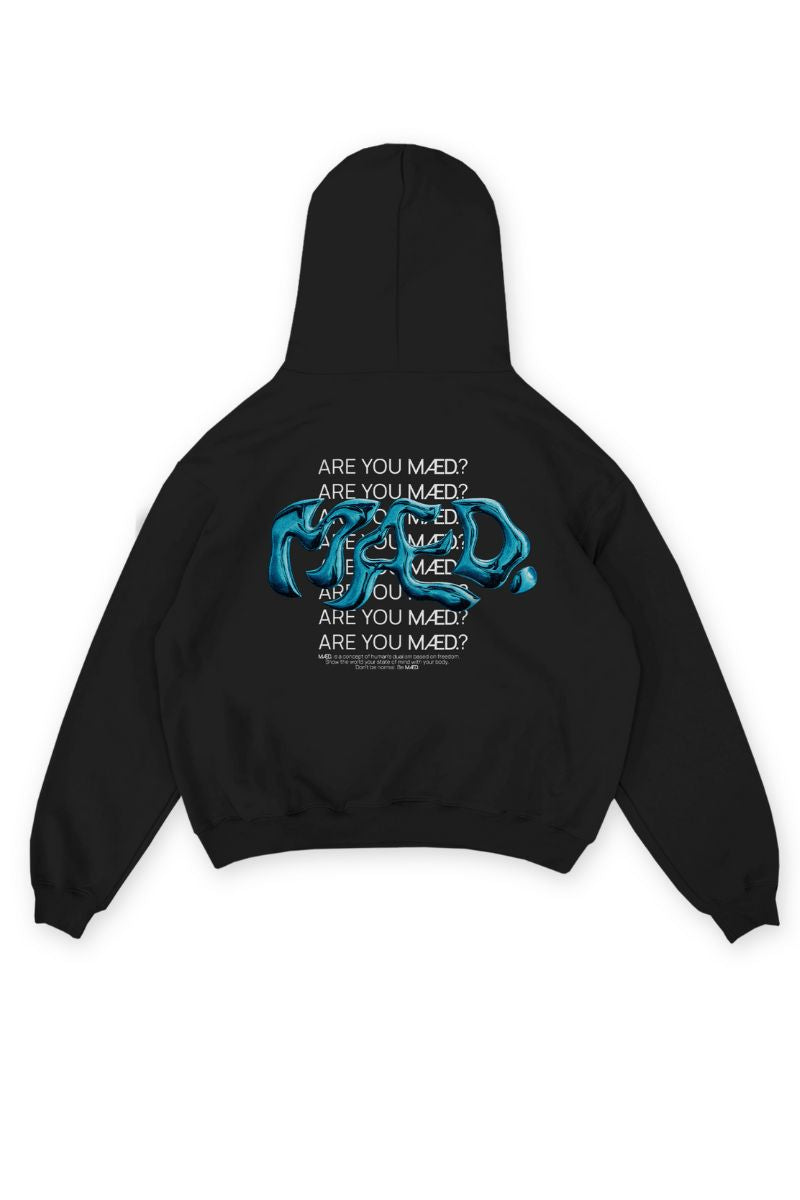 MÆD Liquid Hoodie - Black-MÆD-Pole Junkie