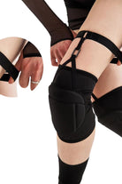 Queen Knee Pads - Black Elite-Queen Accessories-Pole Junkie