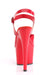 Pleaser USA Adore-708N 7inch Jelly-Like Pleasers - Red-Pleaser USA-Pole Junkie