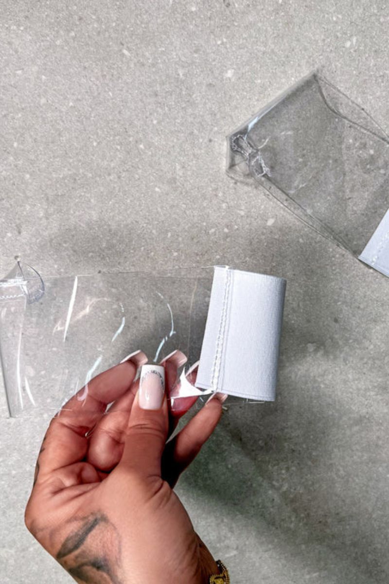 Hella Heels Stiletto Protectors - Clear & White-Hella Heels-Pole Junkie