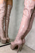 Hella Heels LipKit Thigh High Front Lace 7inch Boots - Boujee-Hella Heels-Pole Junkie