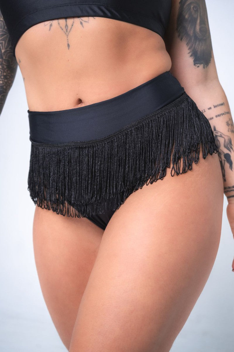 Sorte Obsessed Skirt - Black-Sorte-Pole Junkie