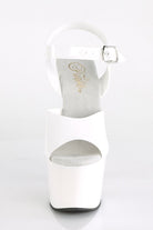 Pleaser USA Adore-708N 7inch Jelly-Like Pleasers - White-Pleaser USA-Pole Junkie