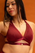 Tatiana Activewear Tokio Top - Matte Burgundy-Tatiana Activewear-Pole Junkie