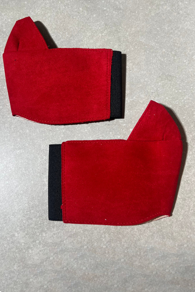 Hella Heels Classique 8inch Babydoll All Tied Up Shoe Protectors -  Red