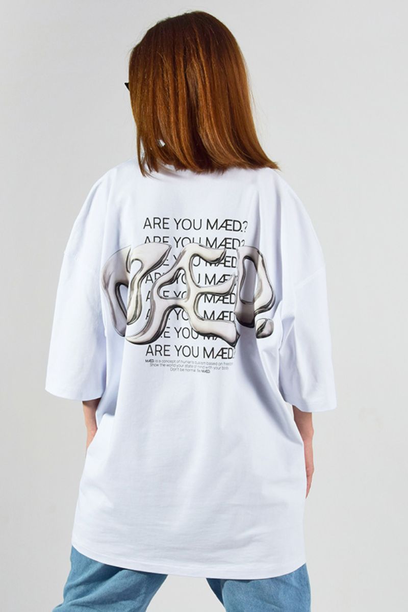 MÆD Liquid T-Shirts - White-MÆD-Pole Junkie