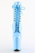 Pleaser USA Flamingo-1020 8inch Pleaser Boots - Patent Baby Blue-Pleaser USA-Pole Junkie