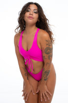 Nona Perkasa Hotline Bodysuit - Hot Pink-Nona Perkasa-Pole Junkie