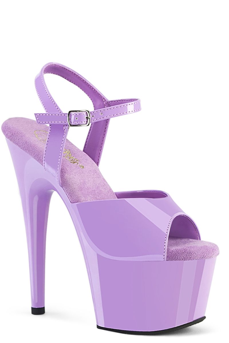 Pleaser USA Adore-709 7inch Pleasers - Patent Lavender