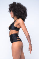 Sorte Scandal Hot Pants - Black-Sorte-Pole Junkie