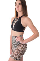 Dragonfly Zoe Shorts - Leopard Mesh-Dragonfly-Pole Junkie