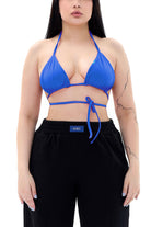 MÆD Bikini Top - Matte Electric Blue-MÆD-Pole Junkie