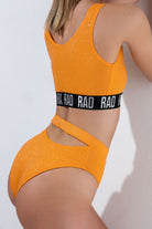 RAD Bahari Shorts - Mandarin Glitter-RAD-Pole Junkie
