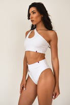 Pole Addict Mesmerised Top - White-Pole Addict-Pole Junkie