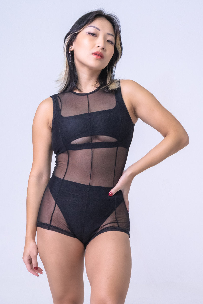 Sorte Inner Voice Bodysuit - Black-Sorte-Pole Junkie
