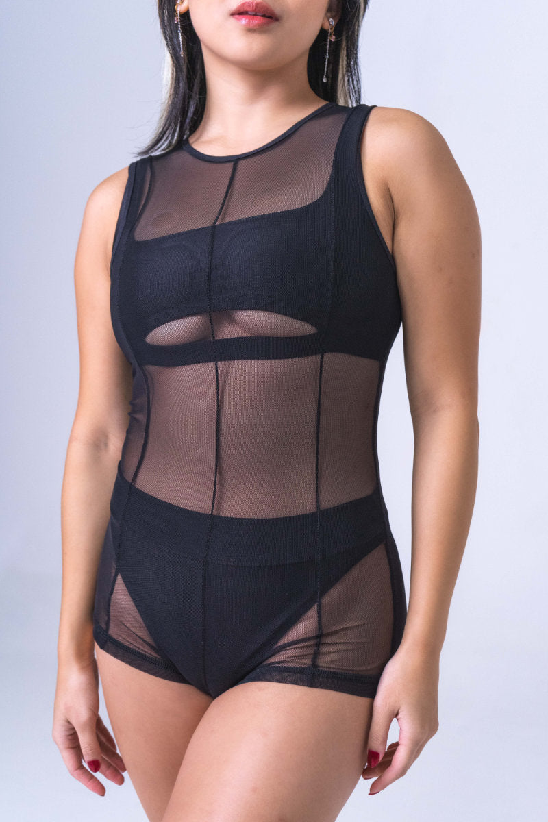 Sorte Inner Voice Bodysuit - Black-Sorte-Pole Junkie